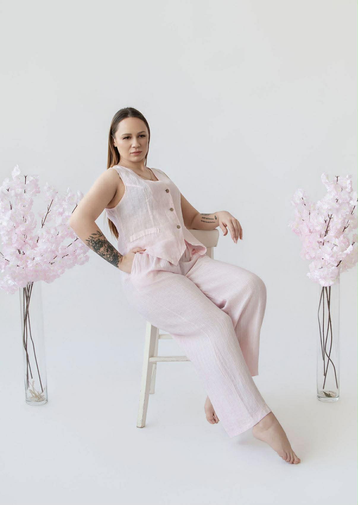 Lino kostiumėlis PINK