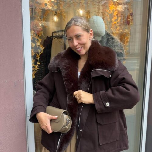 Dvipusė žieminė parka/kailiniai